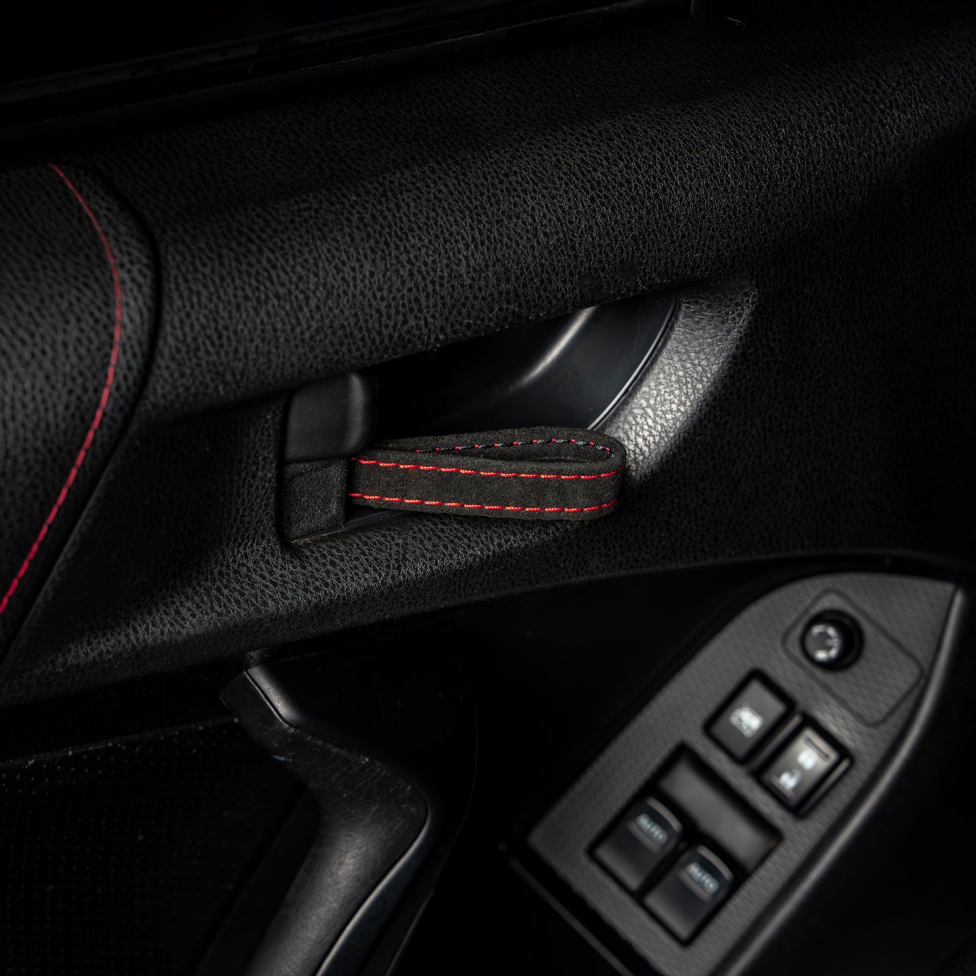 Billetworkz Alcantara Door Pull Strap Kit - Fits Subaru WRX/STI (2002–2007) - Graveyard Performance