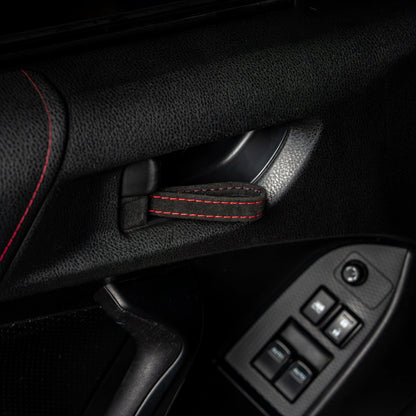 Billetworkz Alcantara Door Pull Strap Kit - Fits Subaru WRX/STI (2002–2007) - Graveyard Performance