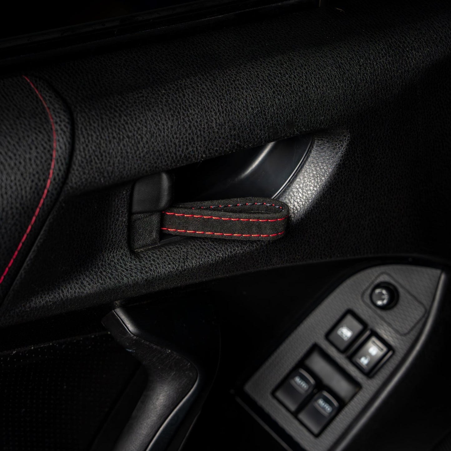 Billetworkz Alcantara Door Pull Strap Kit - Fits Subaru WRX/STI (2002–2007)