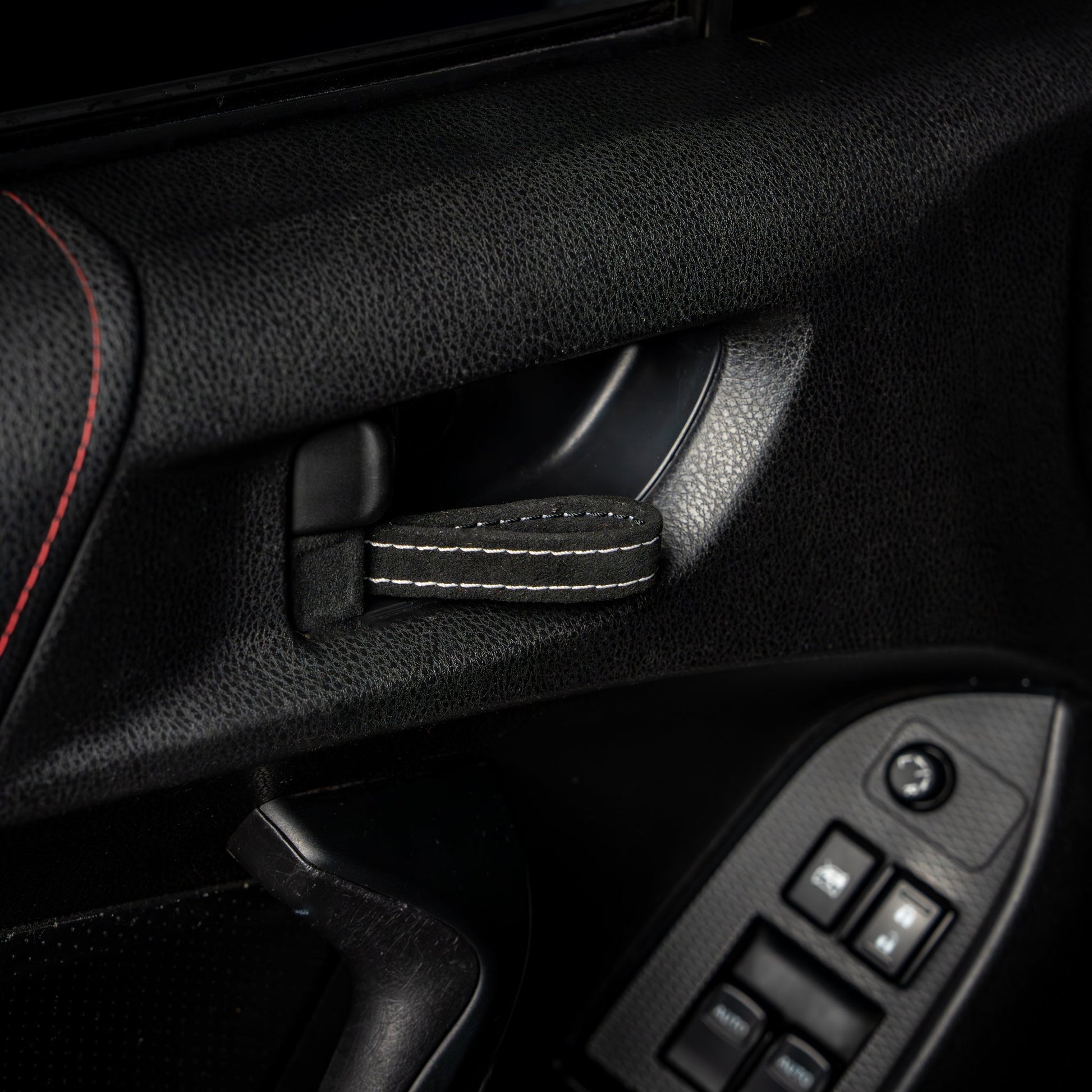 Billetworkz Alcantara Door Pull Strap Kit - Fits Subaru WRX/STI (2002–2007) - Graveyard Performance