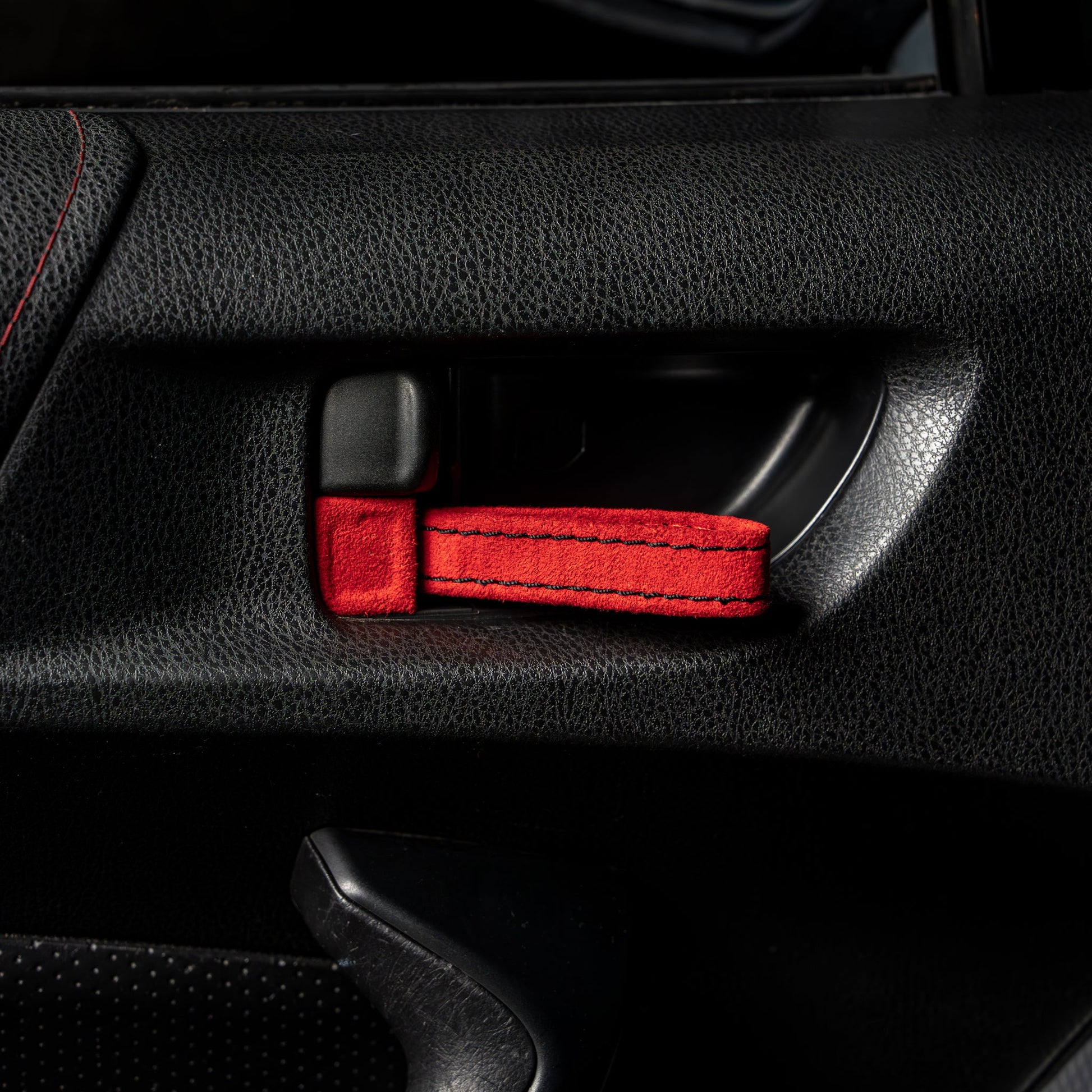 Billetworkz Alcantara Door Pull Strap Kit - Fits Subaru WRX/STI (2002–2007) - Graveyard Performance