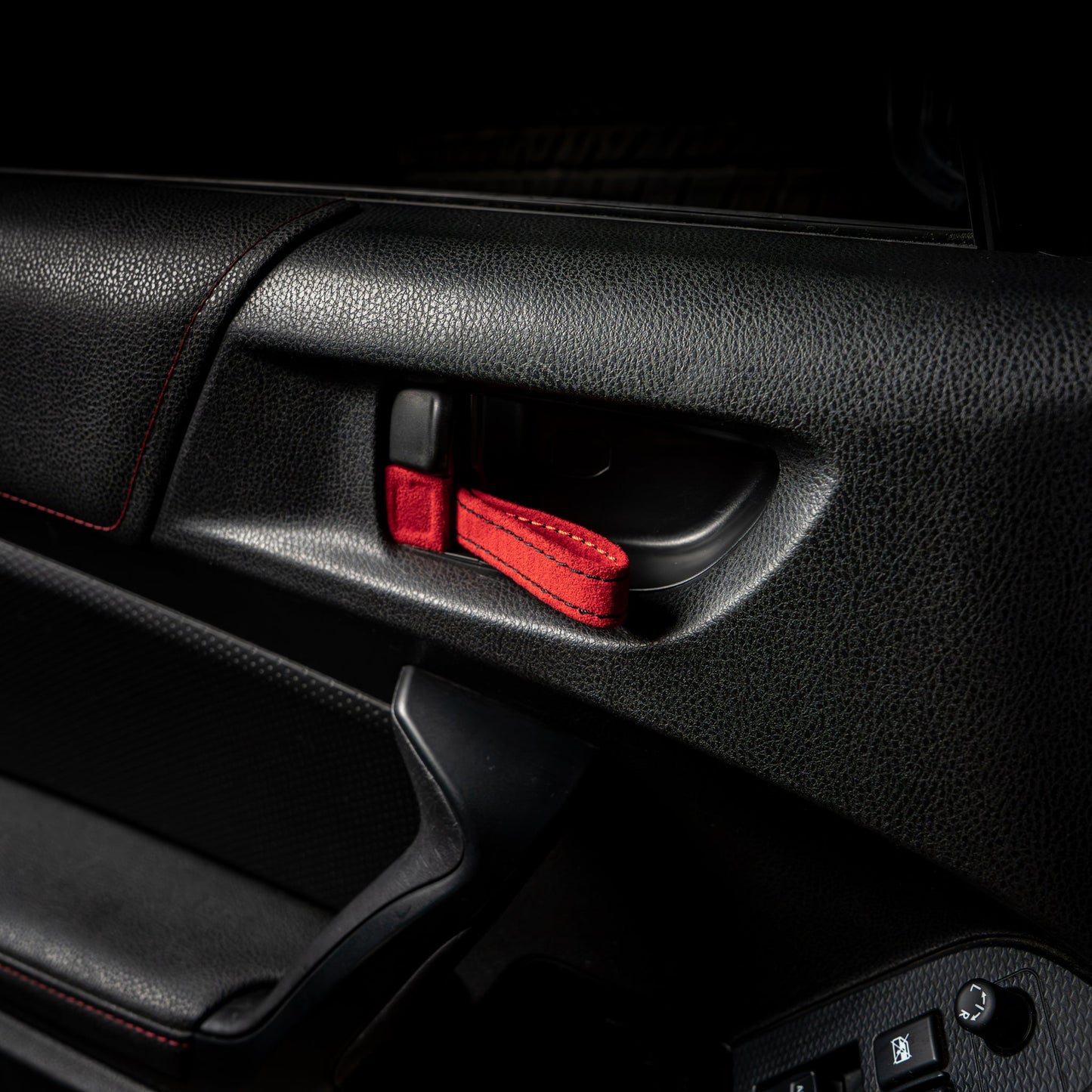 Billetworkz Alcantara Door Pull Strap Kit - Fits Subaru WRX/STI (2002–2007) - Graveyard Performance