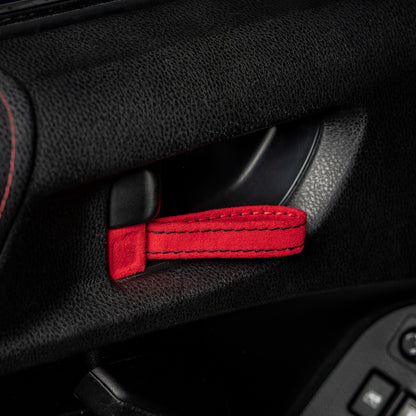 Billetworkz Alcantara Door Pull Strap Kit - Fits Subaru WRX/STI (2002–2007) - Graveyard Performance