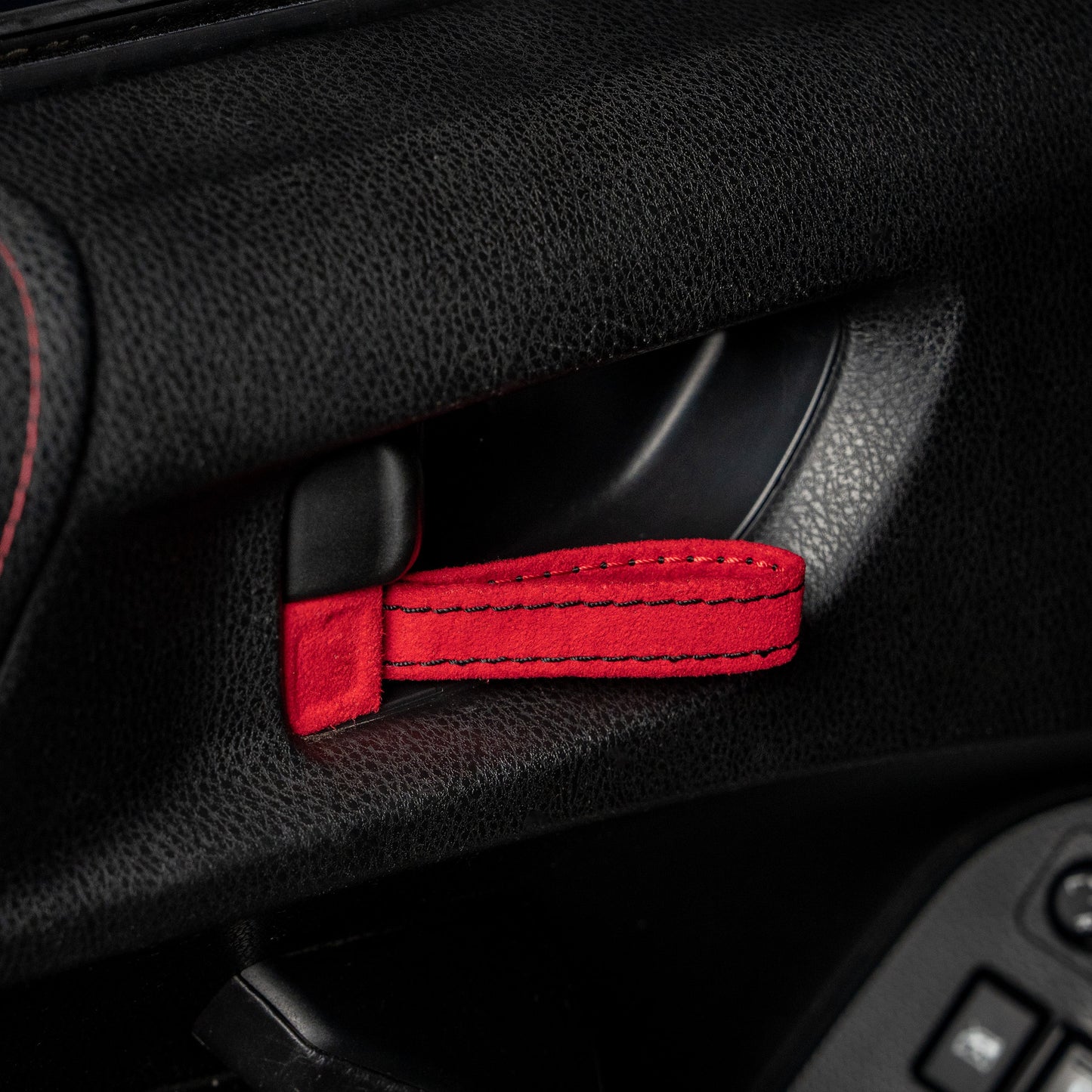 Billetworkz Alcantara Door Pull Strap Kit - Fits Subaru WRX/STI (2002–2007)