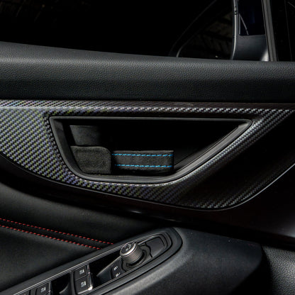 Billetworkz Alcantara Door Pull Strap Kit - Fits Subaru WRX/BRZ/GR86/Ascent (2022+), Crosstrek (2018+) & More