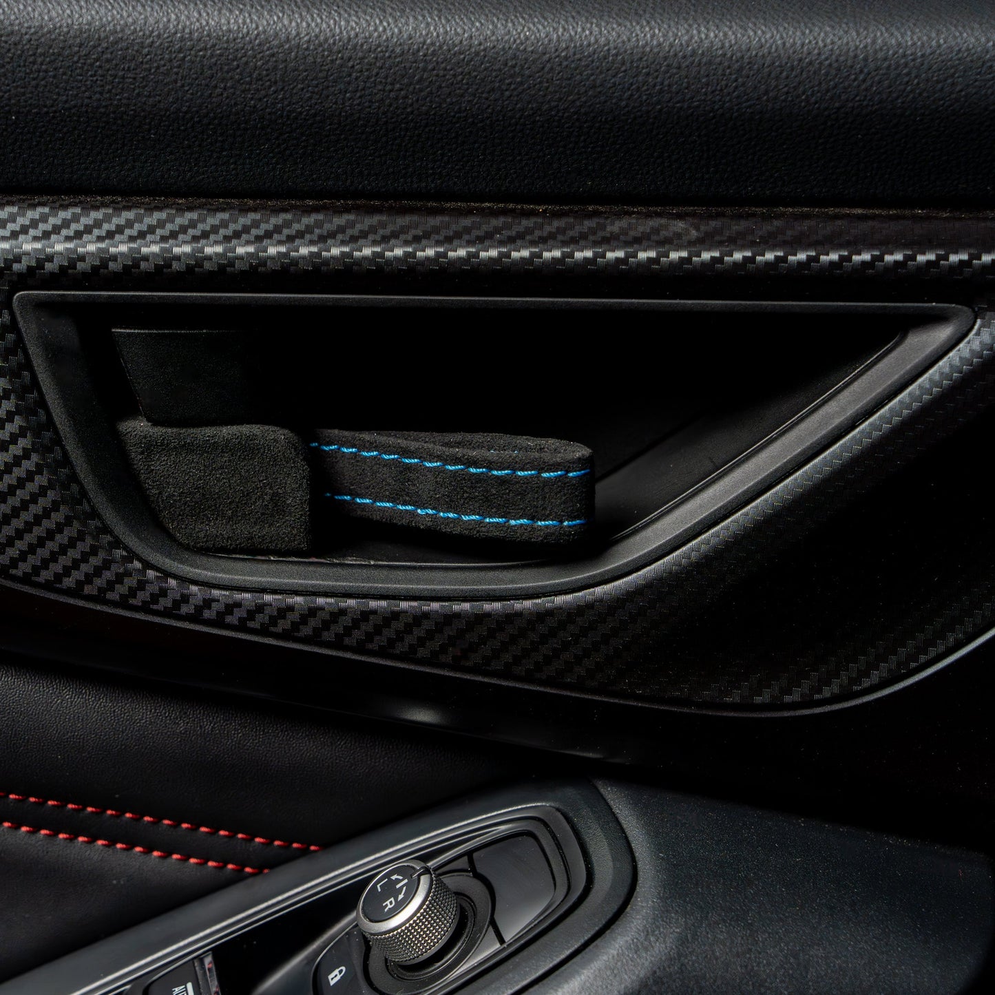 Billetworkz Alcantara Door Pull Strap Kit - Fits Subaru WRX/BRZ/GR86/Ascent (2022+), Crosstrek (2018+) & More