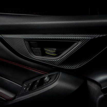 Billetworkz Alcantara Door Pull Strap Kit - Fits Subaru WRX/BRZ/GR86/Ascent (2022+), Crosstrek (2018+) & More