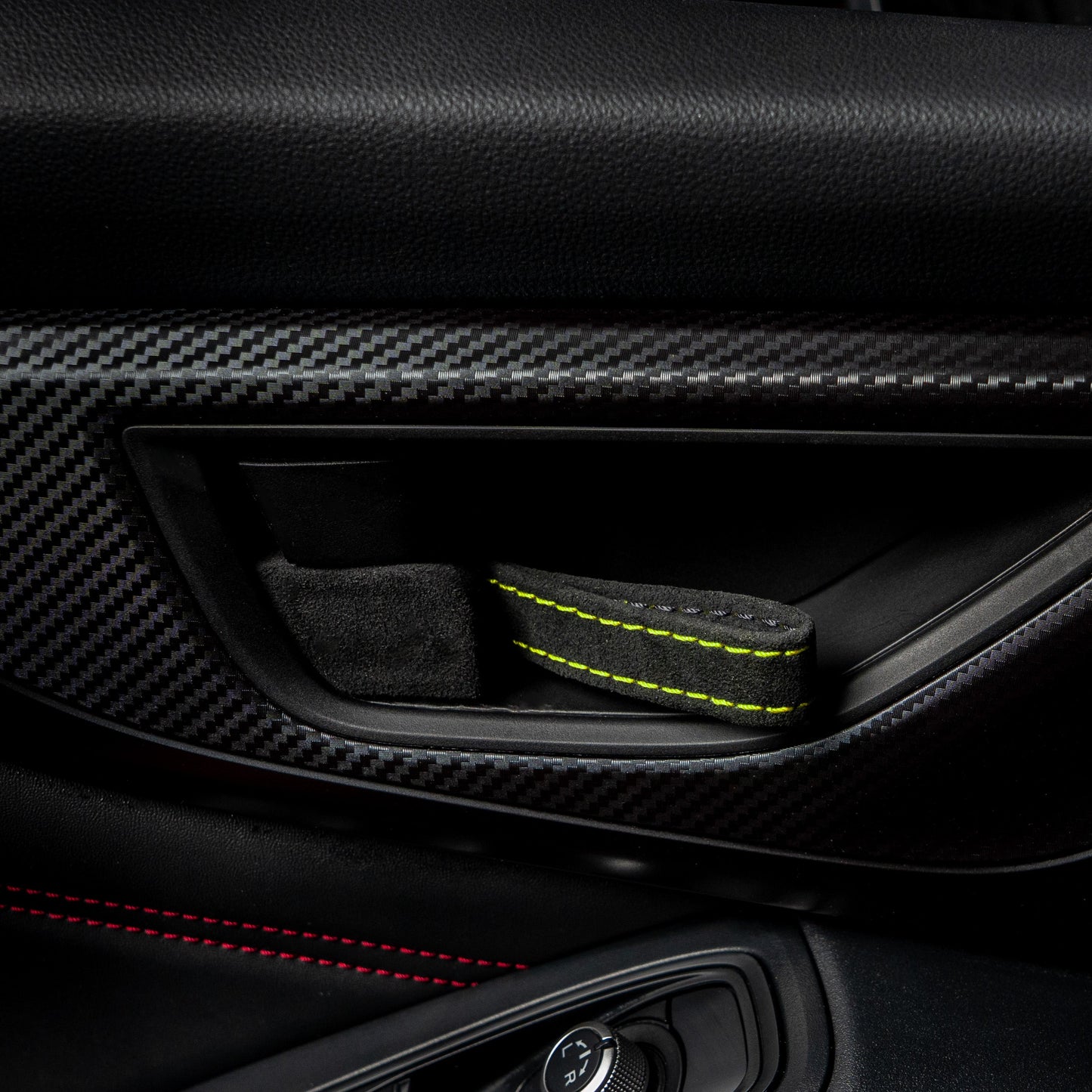 Billetworkz Alcantara Door Pull Strap Kit - Fits Subaru WRX/BRZ/GR86/Ascent (2022+), Crosstrek (2018+) & More - Graveyard Performance
