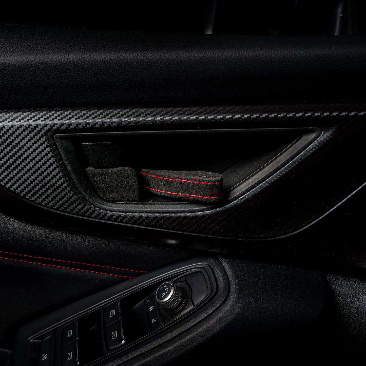Billetworkz Alcantara Door Pull Strap Kit - Fits Subaru WRX/BRZ/GR86/Ascent (2022+), Crosstrek (2018+) & More