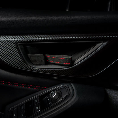 Billetworkz Alcantara Door Pull Strap Kit - Fits Subaru WRX/BRZ/GR86/Ascent (2022+), Crosstrek (2018+) & More