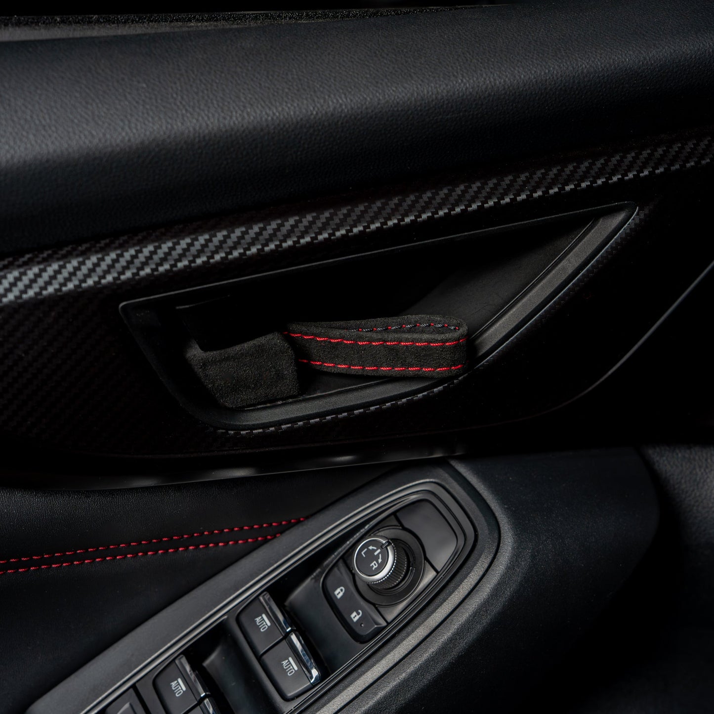 Billetworkz Alcantara Door Pull Strap Kit - Fits Subaru WRX/BRZ/GR86/Ascent (2022+), Crosstrek (2018+) & More