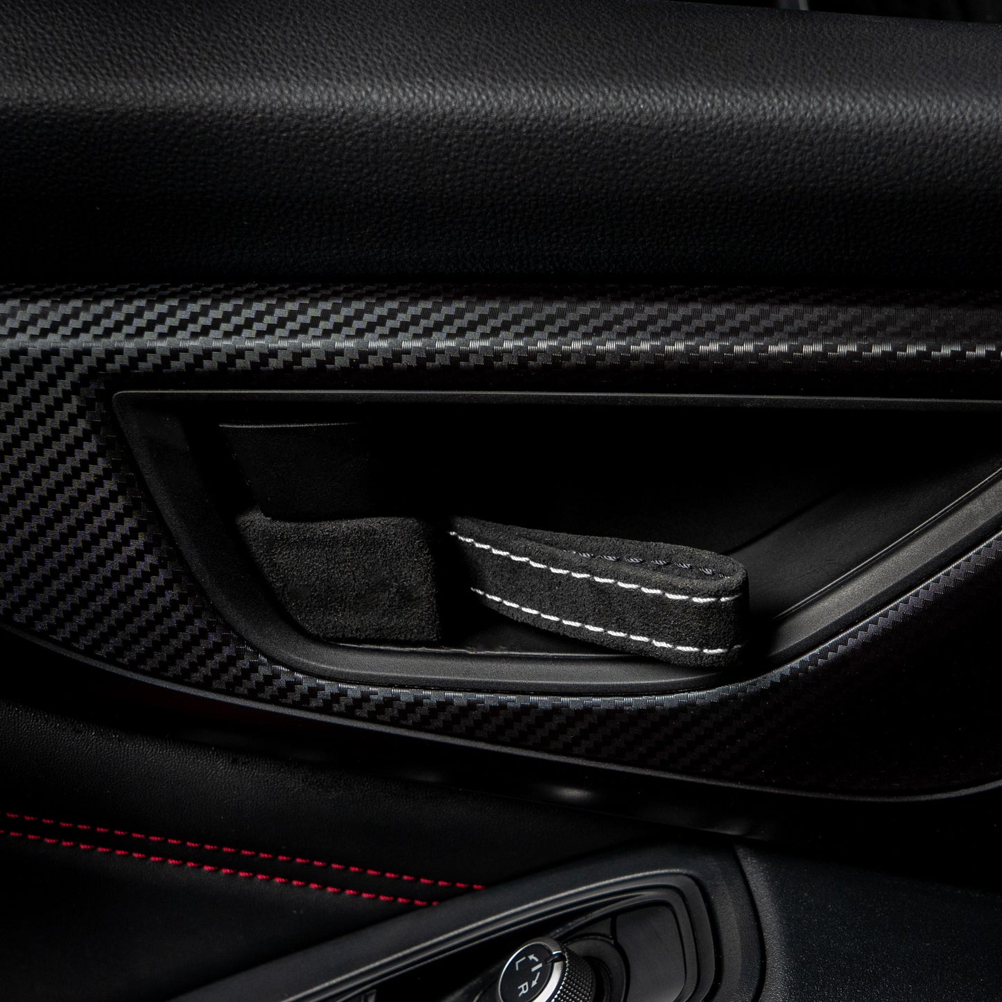Billetworkz Alcantara Door Pull Strap Kit - Fits Subaru WRX/BRZ/GR86/Ascent (2022+), Crosstrek (2018+) & More - Graveyard Performance