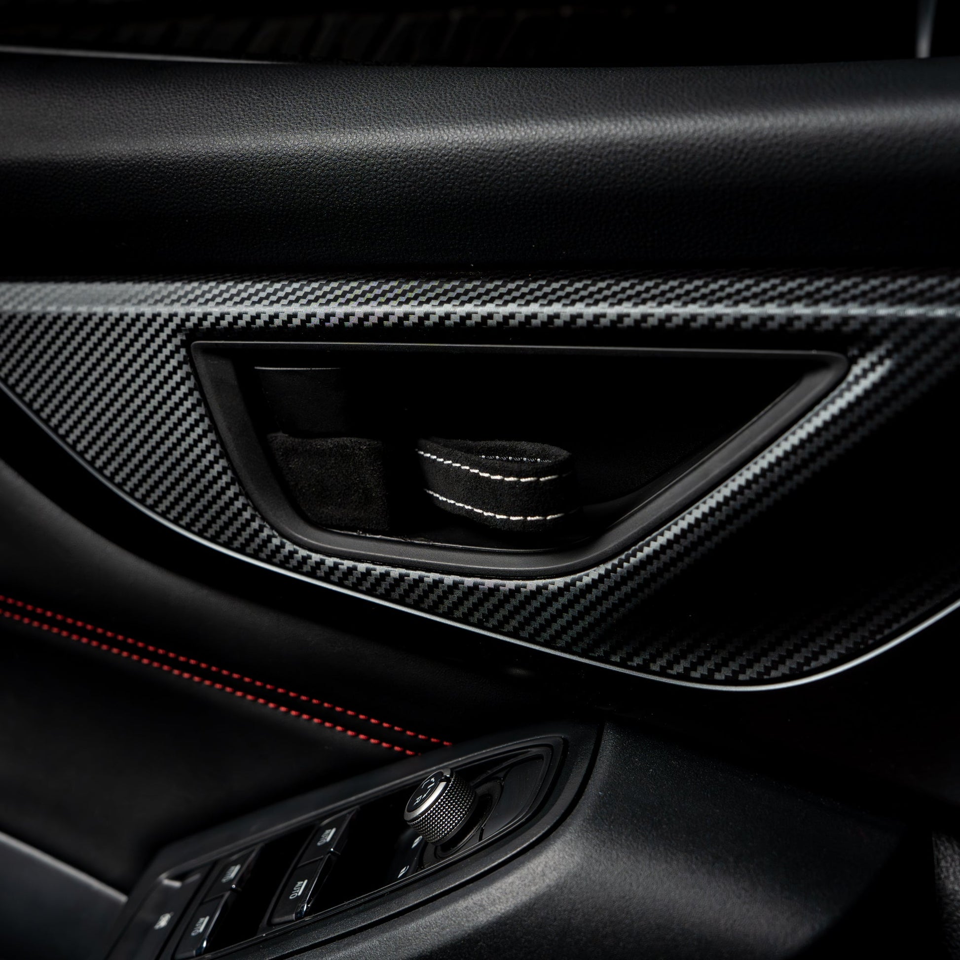 Billetworkz Alcantara Door Pull Strap Kit - Fits Subaru WRX/BRZ/GR86/Ascent (2022+), Crosstrek (2018+) & More - Graveyard Performance