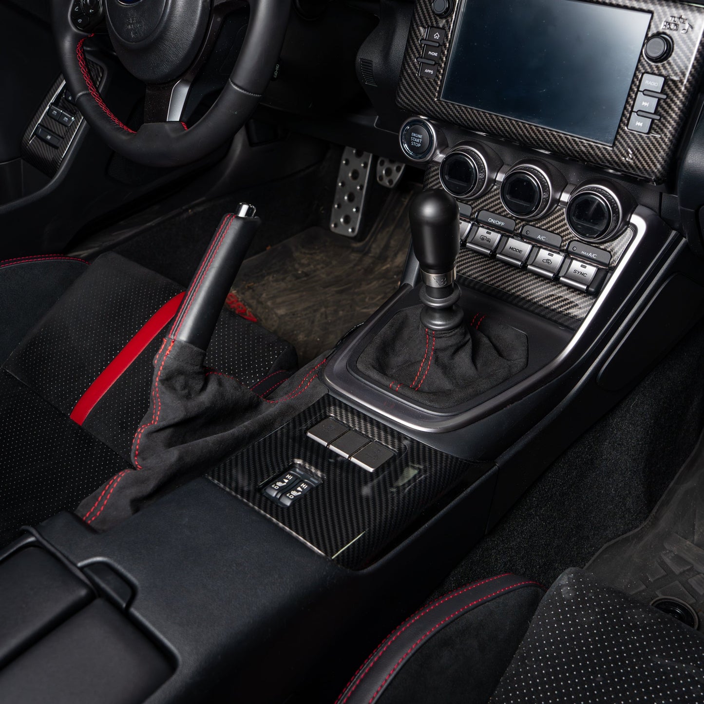 Billetworkz Premium Alcantara E-Brake Boot – Subaru BRZ/Toyota GR86 2022+ - Graveyard Performance