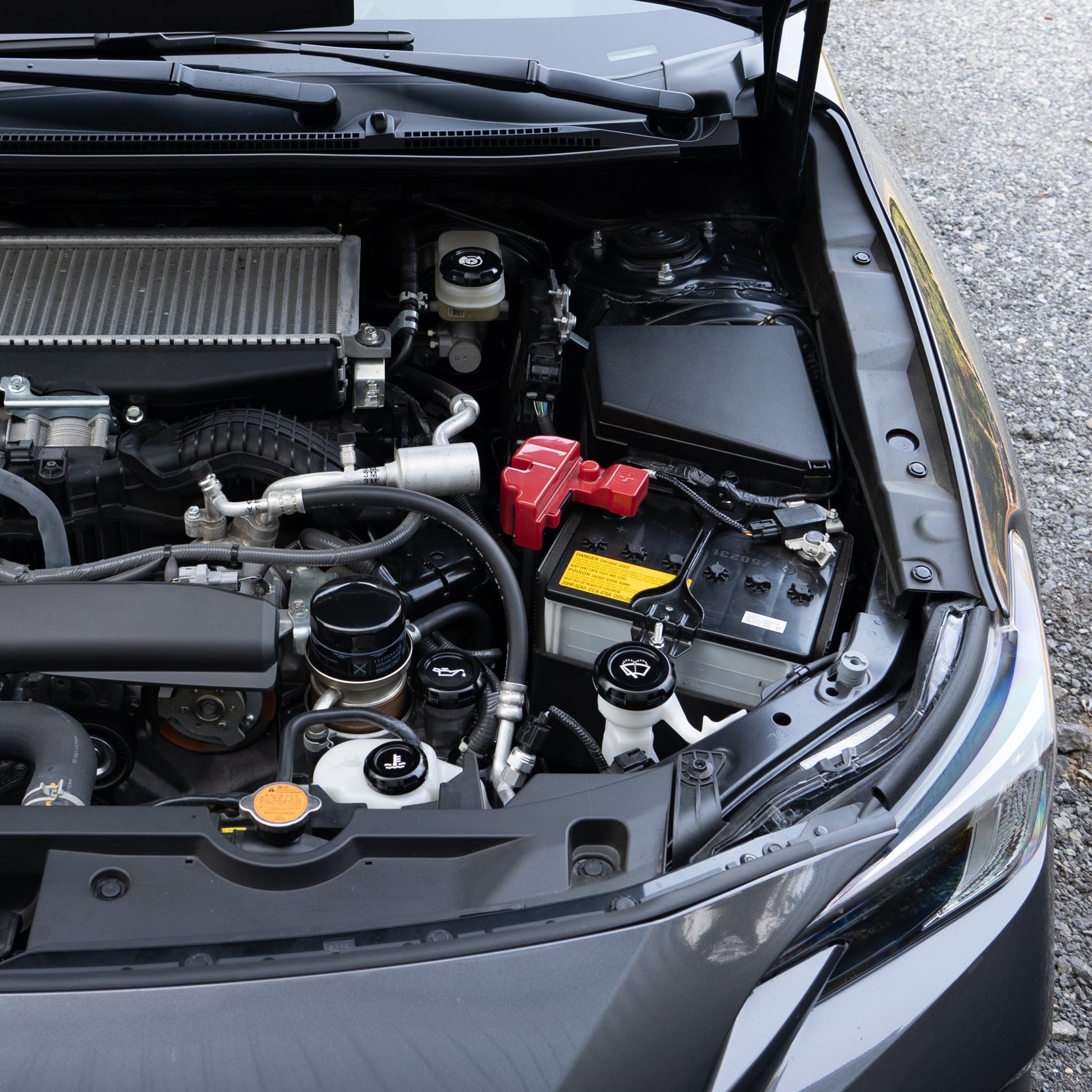 Billetworkz Engine Bay Caps Subaru STI 2015-2021 - Graveyard Performance