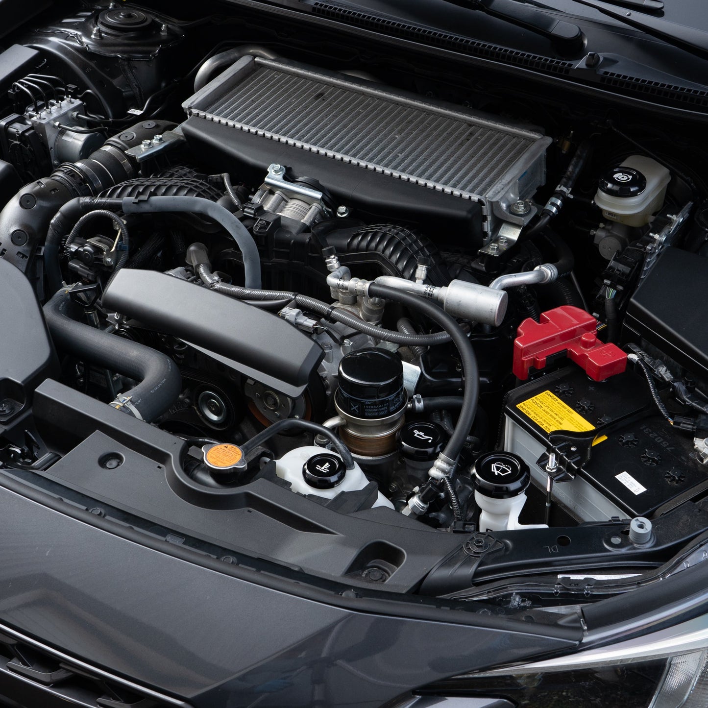 Billetworkz Engine Bay Caps - Subaru WRX 2015-2021 & 2022+ - Graveyard Performance