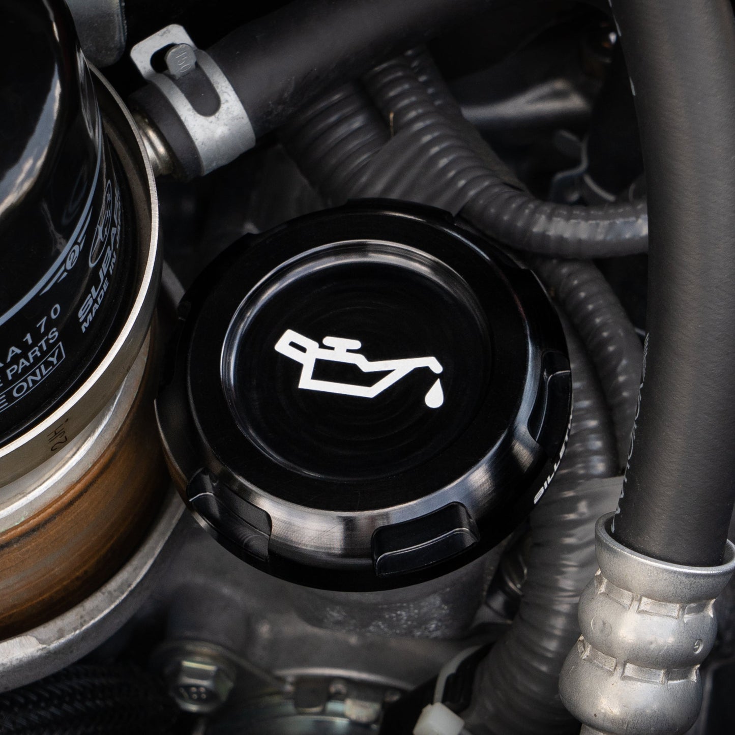 Billetworkz Engine Bay Caps - Subaru WRX/STI 2008-2014 - Graveyard Performance