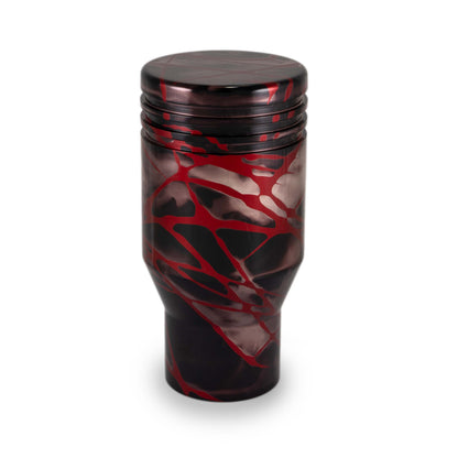 Billetworkz Automatic Shifter - Black Smoke w/ Red Splash - Fits Subaru CVT: WRX (2022+), Crosstrek (2024), Forester (2025+), Impreza (2024), Legacy/Outback (2015+) - Graveyard Performance