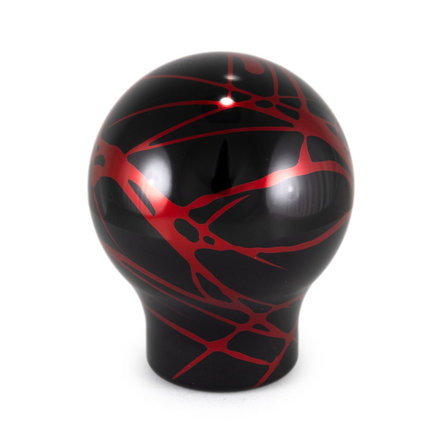 Billetworkz Automatic Shifter - Black w/ Red Splash - Fits Subaru CVT: Forester (2019-2024) - Graveyard Performance