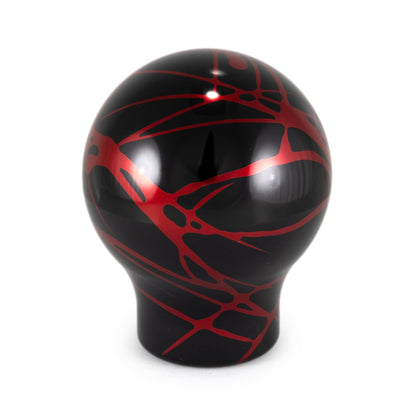 Billetworkz Automatic Shifter - Black w/ Red Splash - Fits Subaru CVT: Forester (2019-2024) - Graveyard Performance