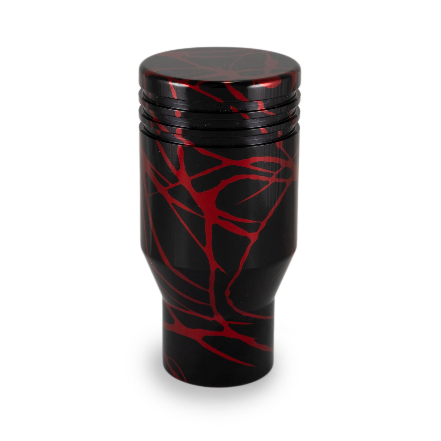 Billetworkz Automatic Shifter - Black w/ Red Splash - Fits Subaru CVT: WRX (2022+), Crosstrek (2024), Forester (2025+), Impreza (2024), Legacy/Outback (2015+) - Graveyard Performance