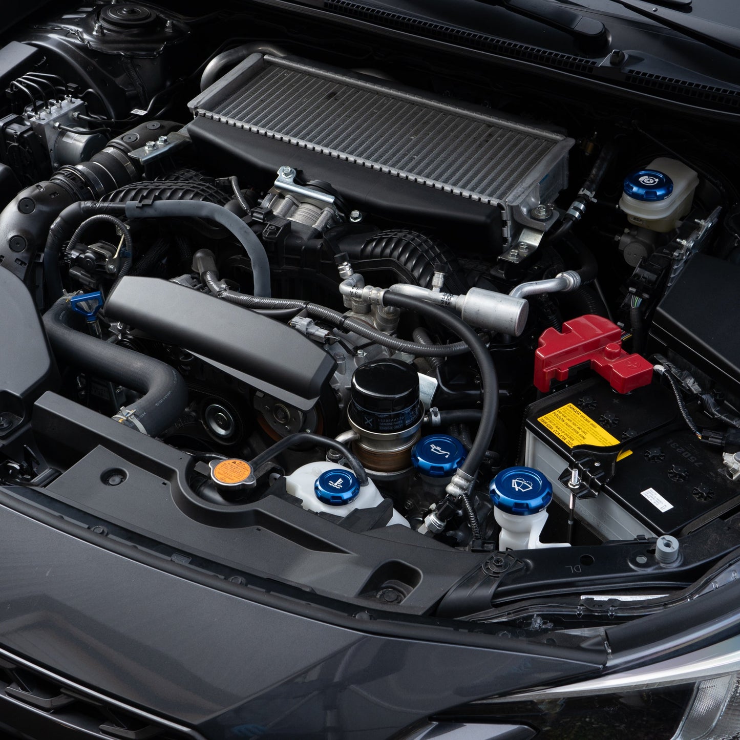 Billetworkz Engine Bay Caps - Subaru Forester 2014+ - Graveyard Performance