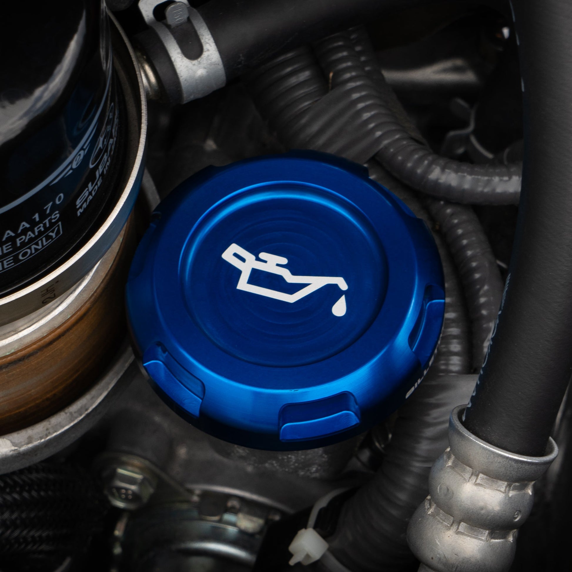 Billetworkz Engine Bay Caps - Subaru Impreza 2012+ - Graveyard Performance