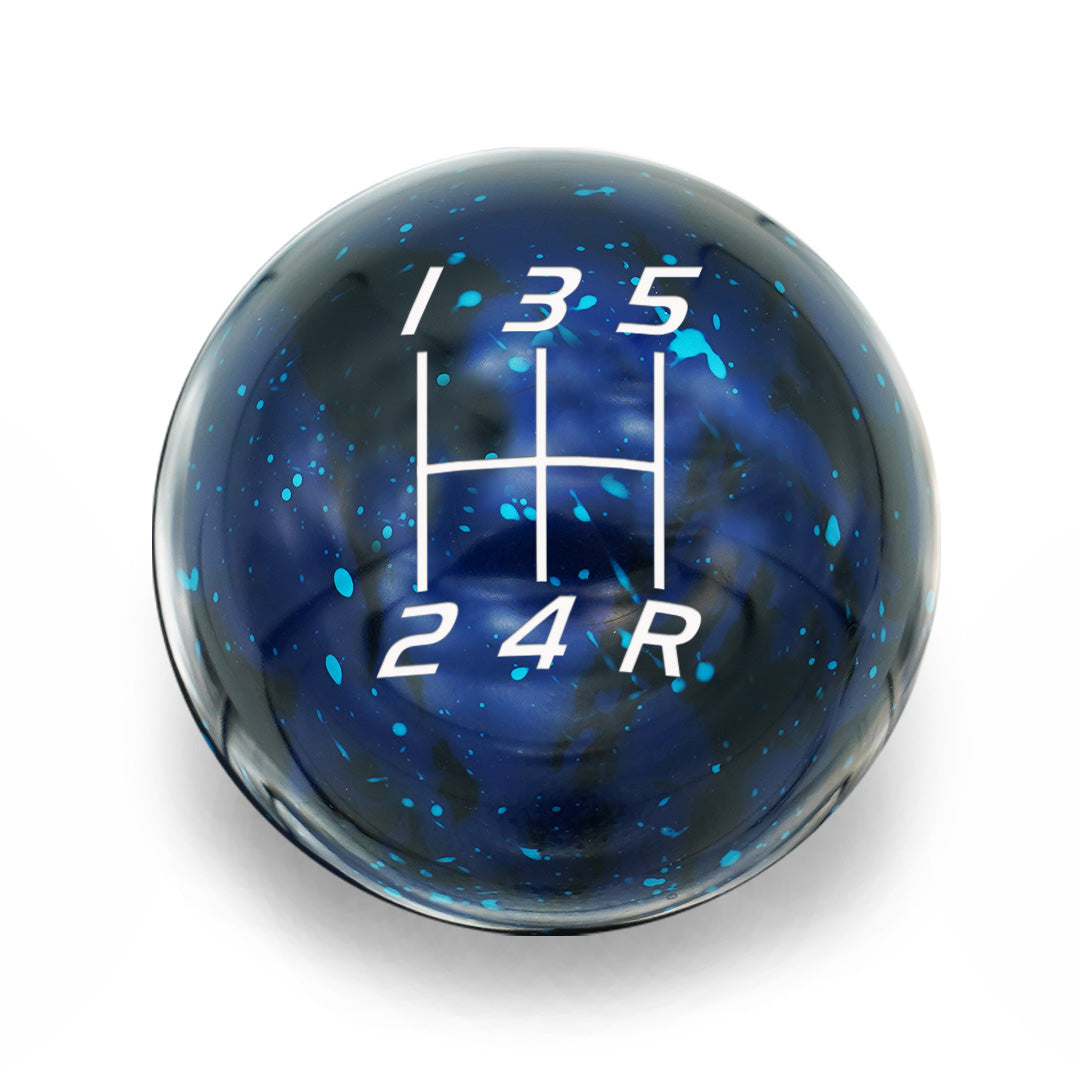 Billetworkz Cosmic Space Shift Knob - 5 Speed Velocity Engraving for Subaru - Graveyard Performance