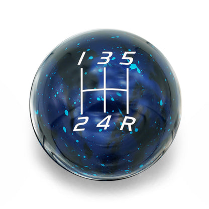 Billetworkz Cosmic Space Shift Knob - 5 Speed Velocity Engraving for Subaru - Graveyard Performance