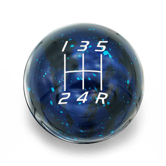 Billetworkz Cosmic Space Shift Knob - 5 Speed Velocity Engraving for Subaru - Graveyard Performance