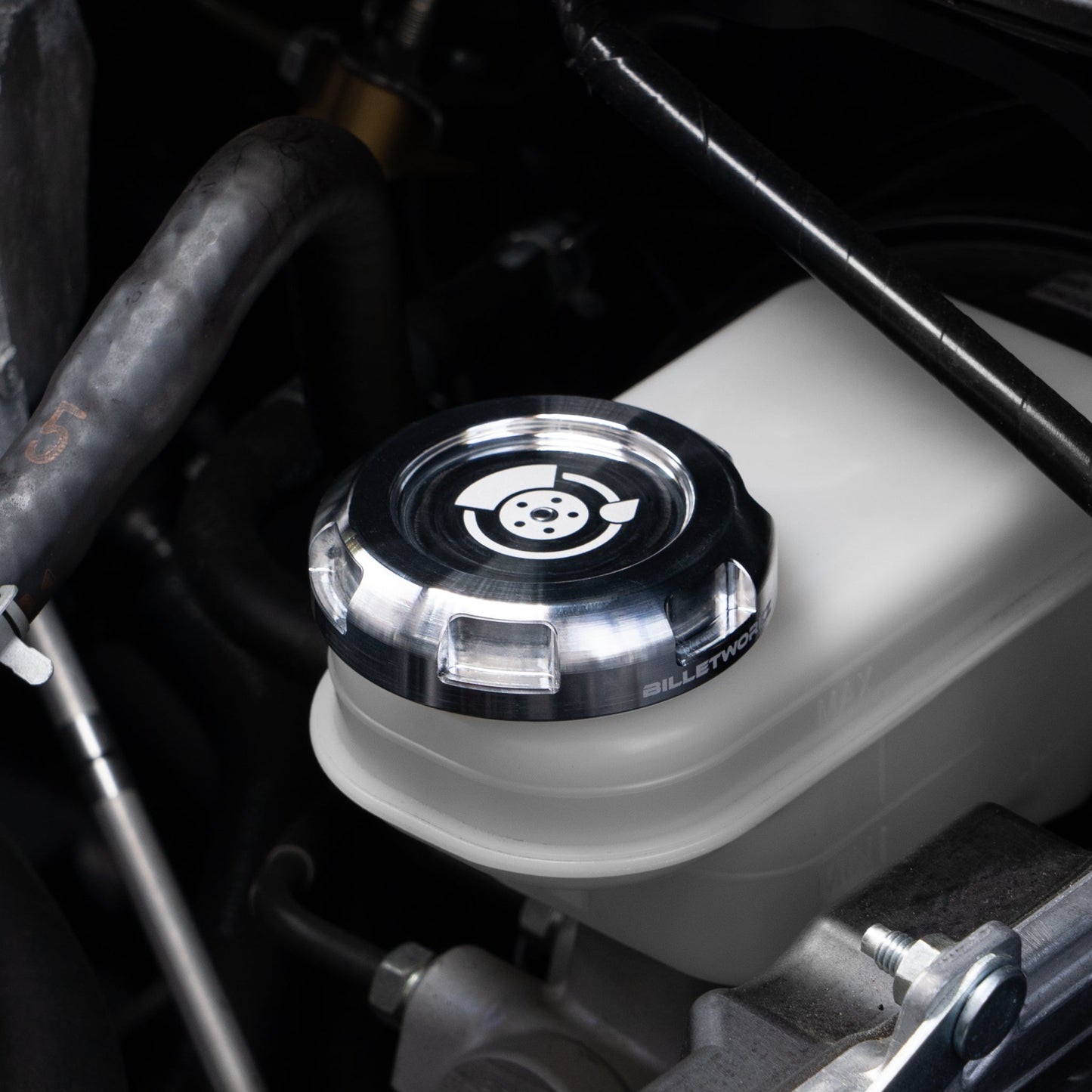 Billetworkz Engine Bay Caps Subaru STI 2015-2021 - Graveyard Performance