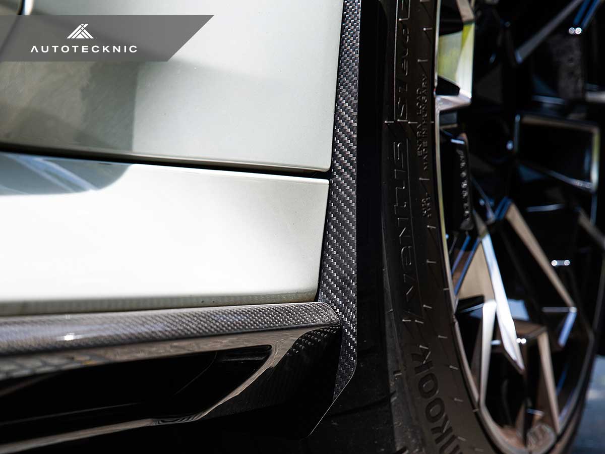 AutoTecknic Carbon Fiber Front Splash Guards - G90/ G99 M5 - Graveyard Performance