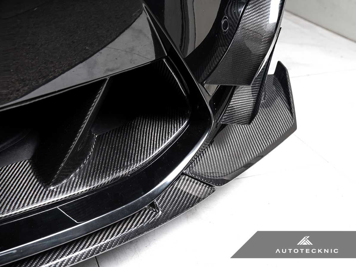 AutoTecknic Dry Carbon Corsa Front Aero Lip - G80 M3 | G82/ G83 M4 - Graveyard Performance