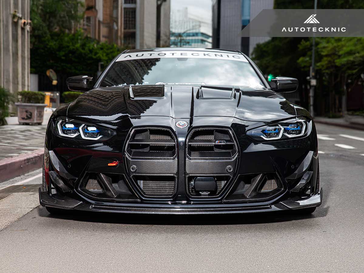 AutoTecknic Dry Carbon Corsa Front Aero Lip - G80 M3 | G82/ G83 M4 - Graveyard Performance