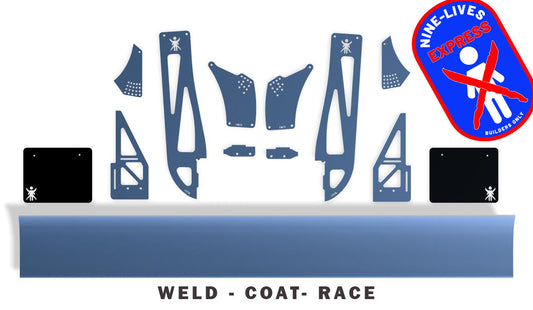 NLR Express wing kit for C5 and c6 corvettes. - Graveyard Performance