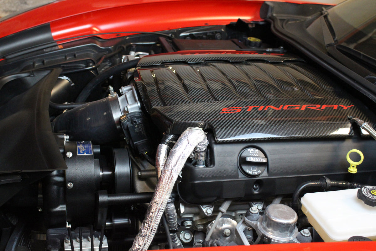APR Performance Carbon Fiber Chevrolet Corvette C7 Engine Cover Package