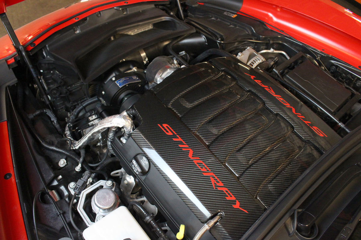 APR Performance Carbon Fiber Chevrolet Corvette C7 Engine Cover Package
