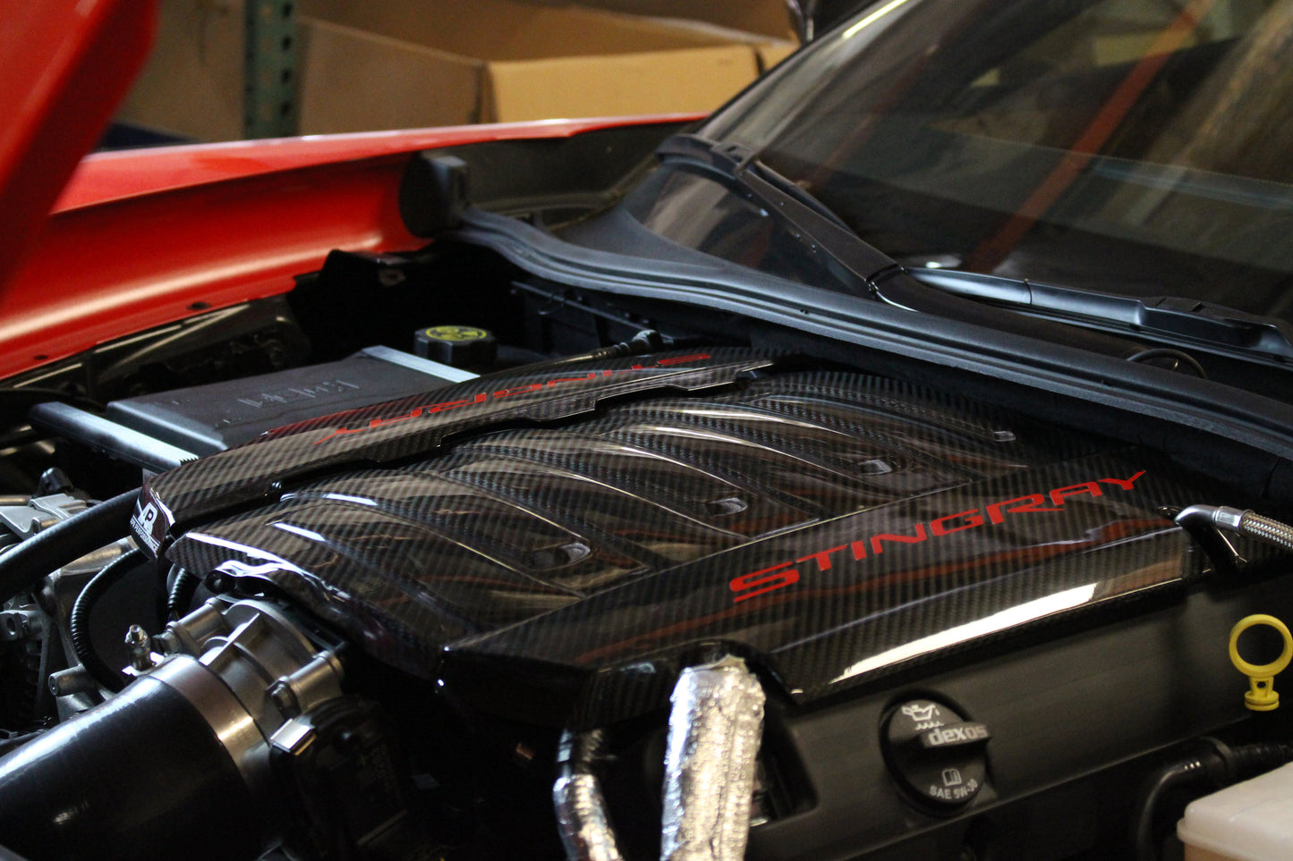 APR Performance Carbon Fiber Chevrolet Corvette C7 Engine Cover Package