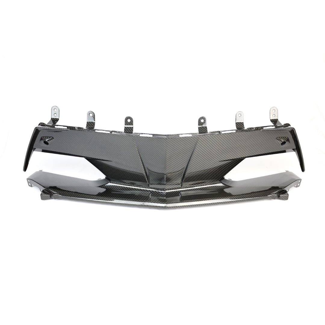 GARAGE SALE - Carbon Fiber Front Bumper Center Bezels Chevrolet Corvette C8