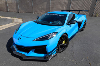 Carbon Fiber Front Splitter/ Airdam/ Lip Chevrolet Corvette C8 Z06, E Ray, ZR1, Grand Sport
