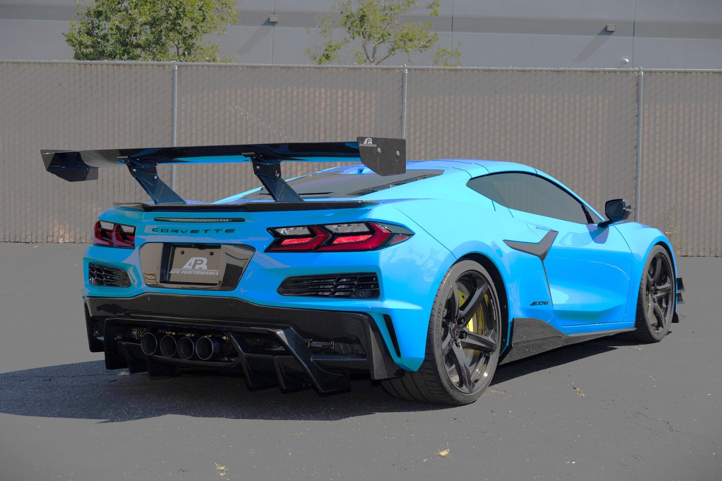 GTC-500 Carbon Fiber Adjustable Wing-Chevrolet Corvette C8 Z06