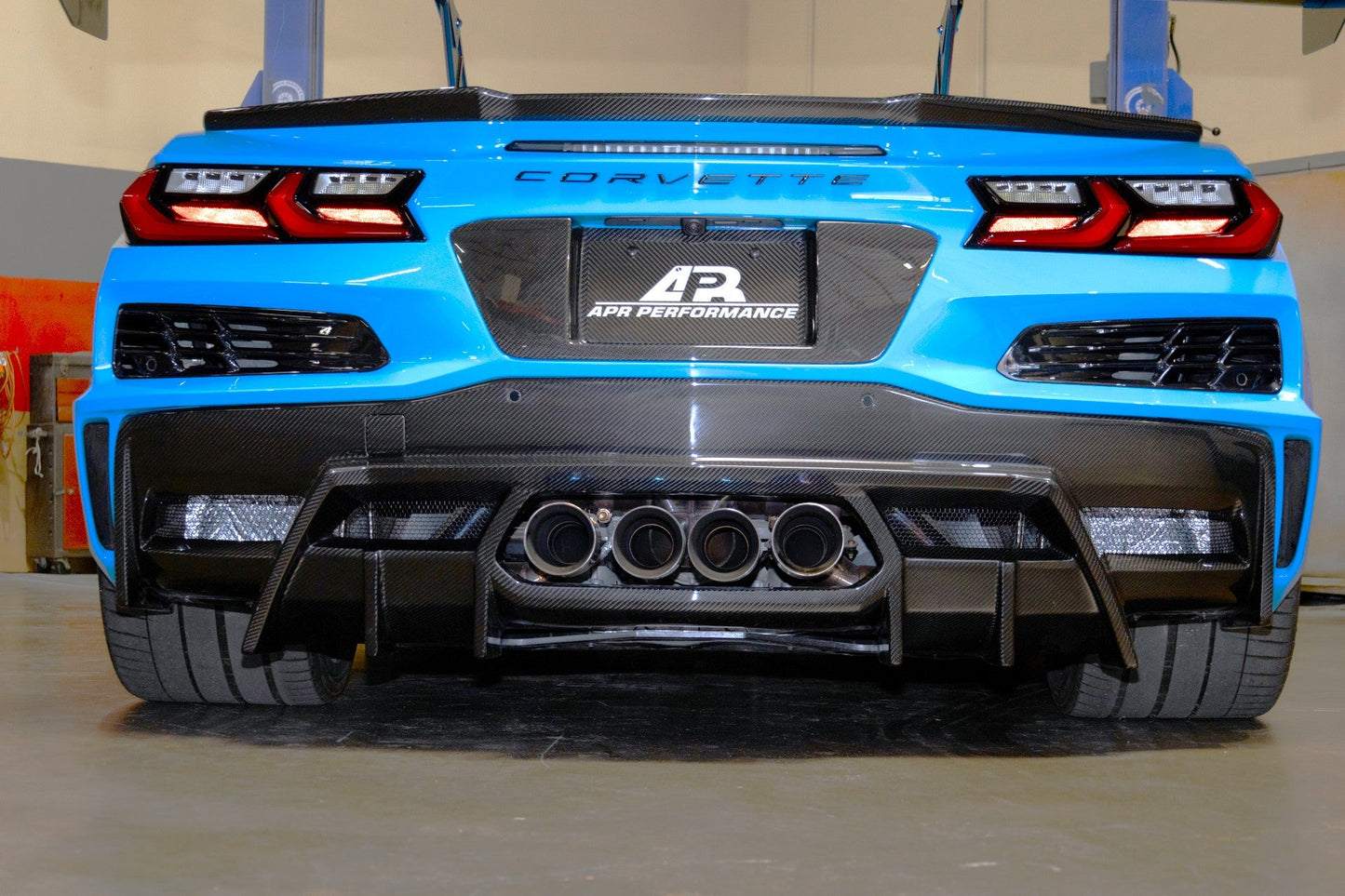 Carbon Fiber Rear Diffuser Chevrolet Corvette C8 Z06, ERAY, ZR1, Grand Sport