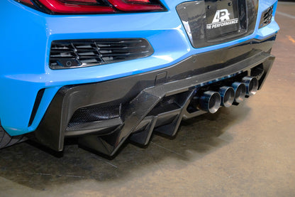 Carbon Fiber Rear Diffuser Chevrolet Corvette C8 Z06, ERAY, ZR1, Grand Sport
