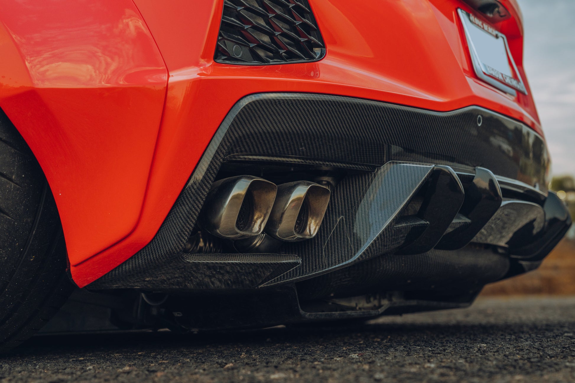 Street Hunter USA C8 Rear Diffuser - Graveyard Performance