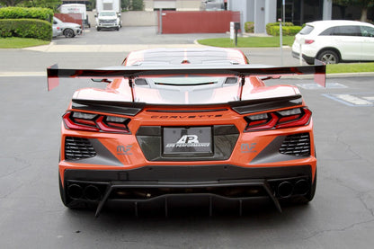 APR Performance Chevrolet Corvette C8 Carbon Fiber License Plate Backing