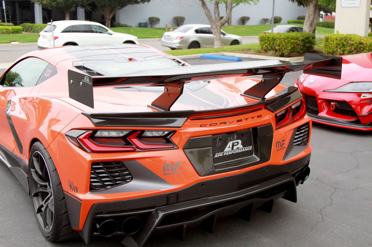 APR Performance Chevrolet Corvette C8 Carbon Fiber Rear Diffuser