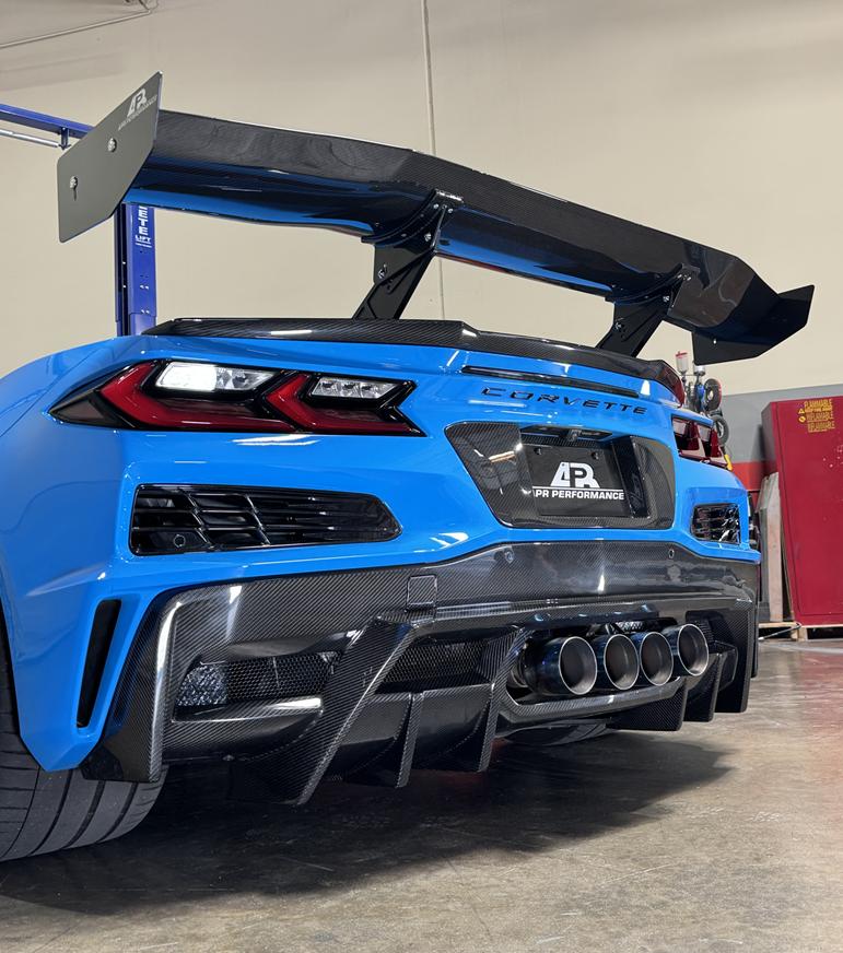 GTC-500 Carbon Fiber Adjustable Wing-Chevrolet Corvette C8 Z06