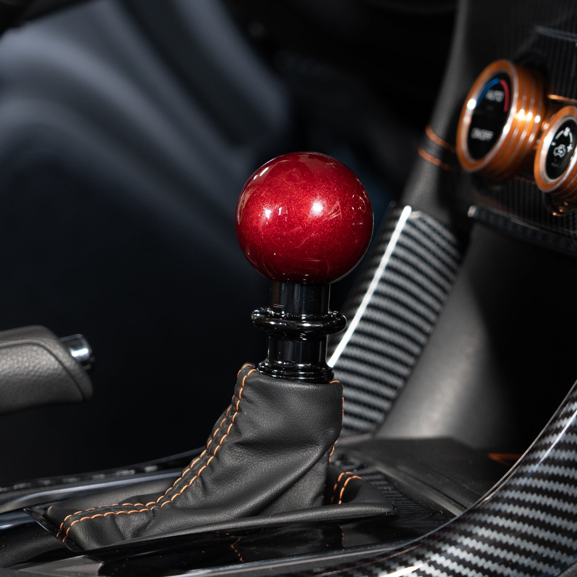 Billetworkz Automatic Shifter - Candy Red - Fits Subaru CVT: WRX (15–21), Crosstrek (13–23), Forester (14–18), Impreza (12–23), Legacy/Outback (10–14) - Graveyard Performance