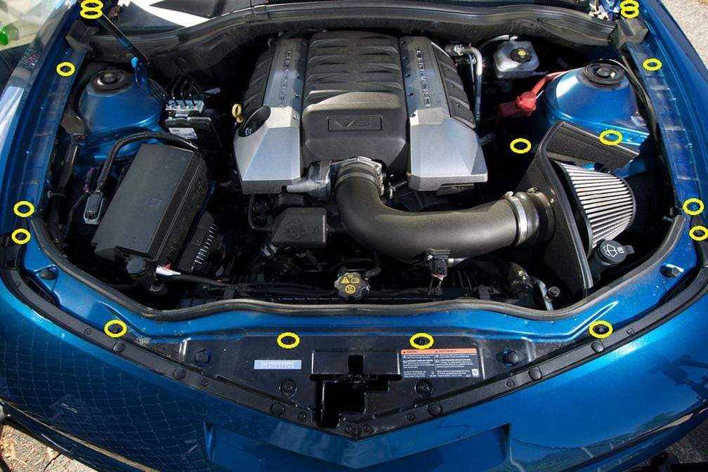 Chevrolet Camaro (2010-2015) Titanium Engine Bay Kit - Graveyard Performance