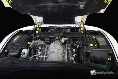 Chevrolet C5 Corvette & Z06 (1997-2004) Titanium Engine Bay Kit - Graveyard Performance